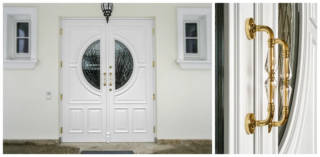 Drzwi białe frontowe