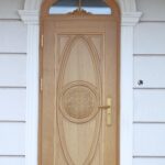 Drzwi drewniane zewnętrzne