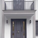 Drzwi zewnętrzne antracytowe