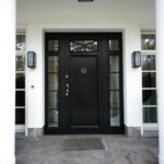 Drzwi zewnętrzne czarne na wymiar